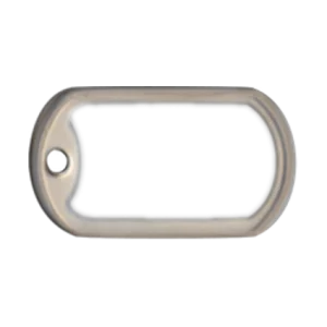 Silenciador para chapa militar transparente